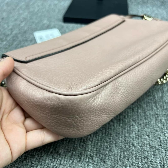 100% Authentic GUCCI Soho Leather Shoulder Bag 635-101724 - Picture 9 of 13